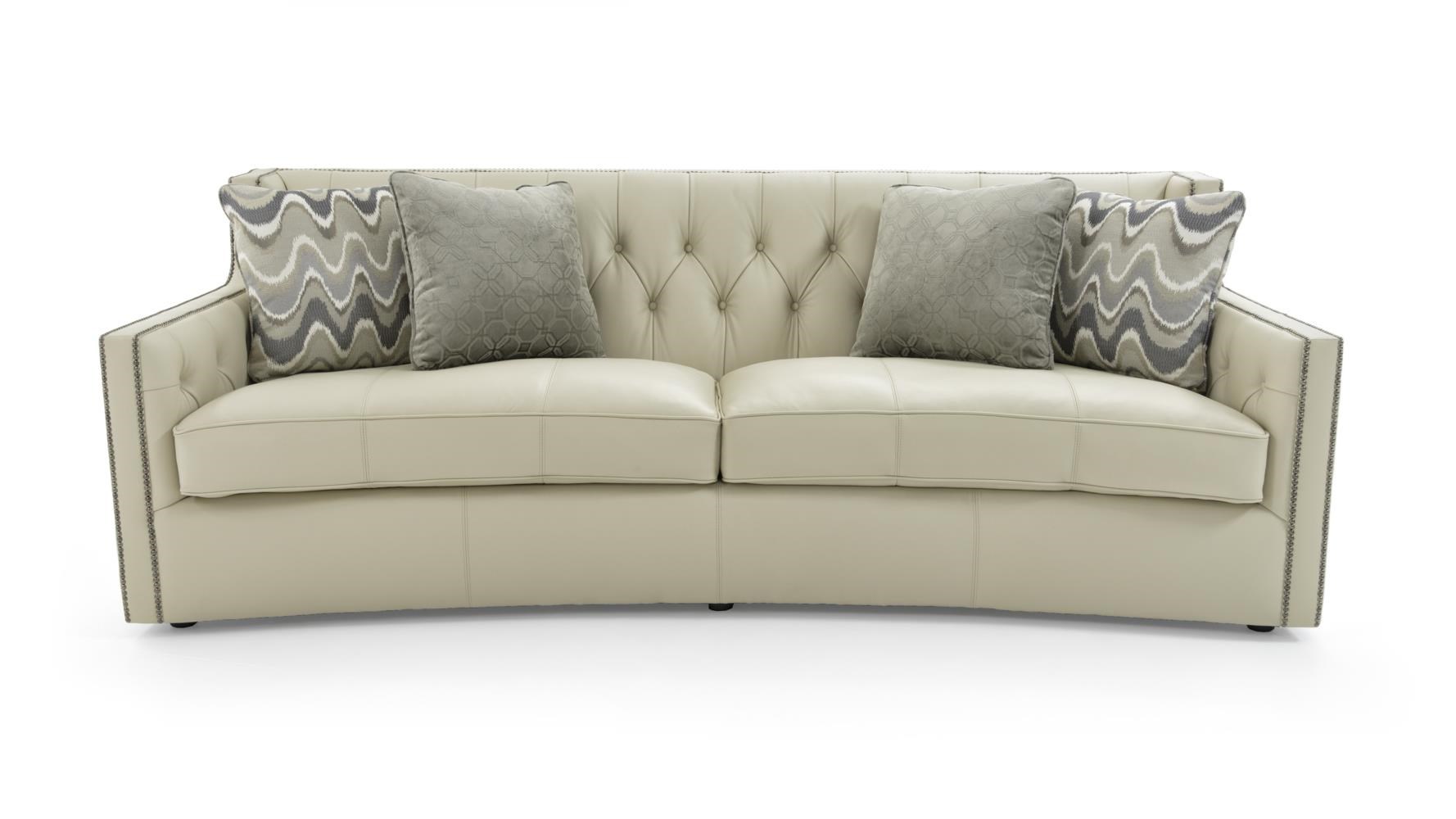Bernhardt store curved sofa